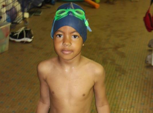 Young Swimmer at Jamaica Queens