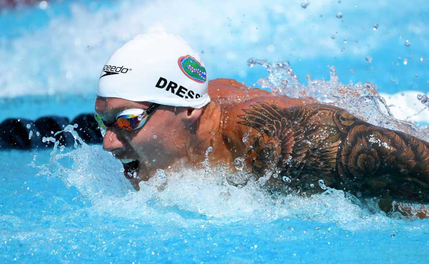 - It took three trips to the finals, but Olympian Caeleb Dressel finally qu...